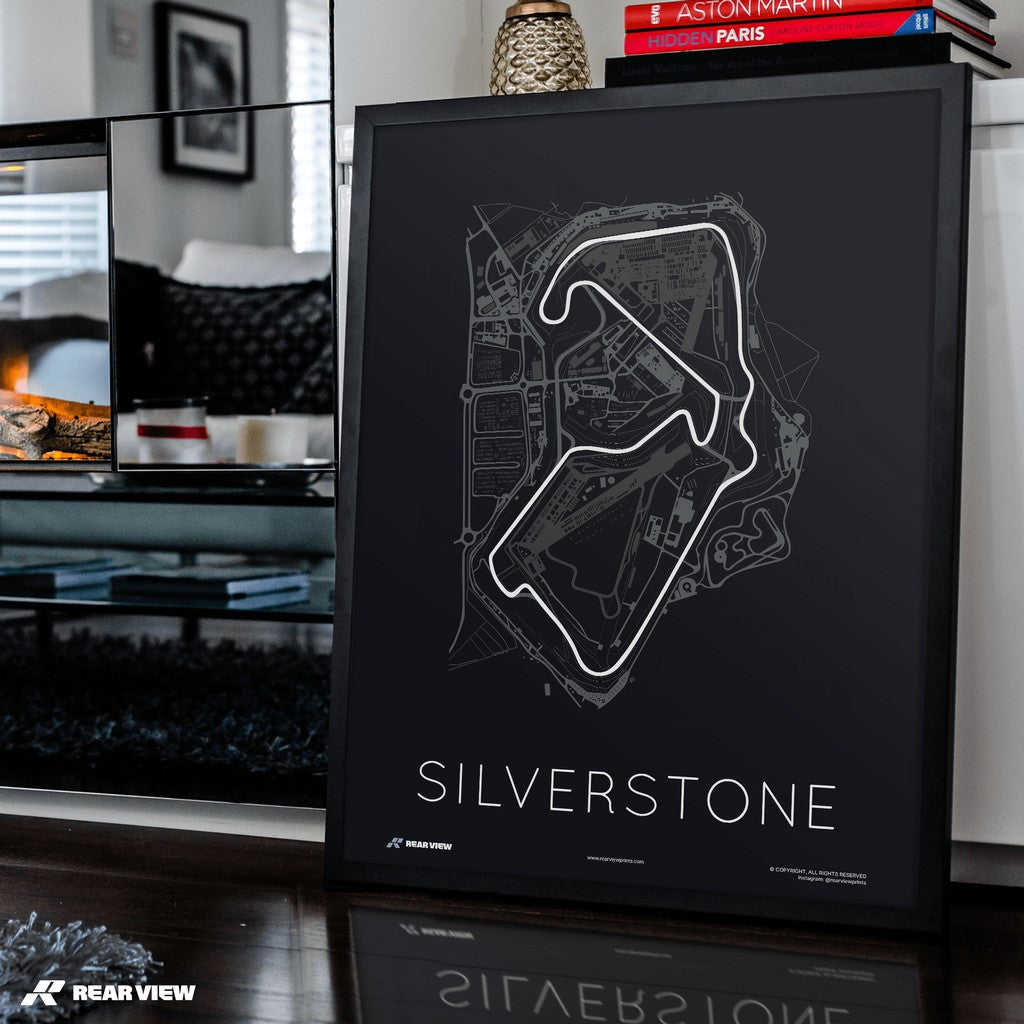 The Blueprint of Velocity – Silverstone Track Art Print