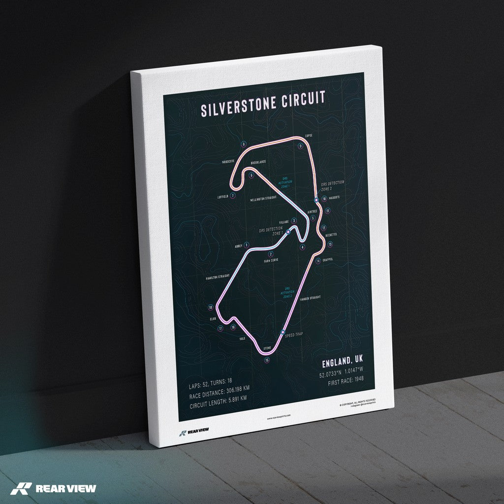 Prestigious Formula - Silverstone Track Art Print