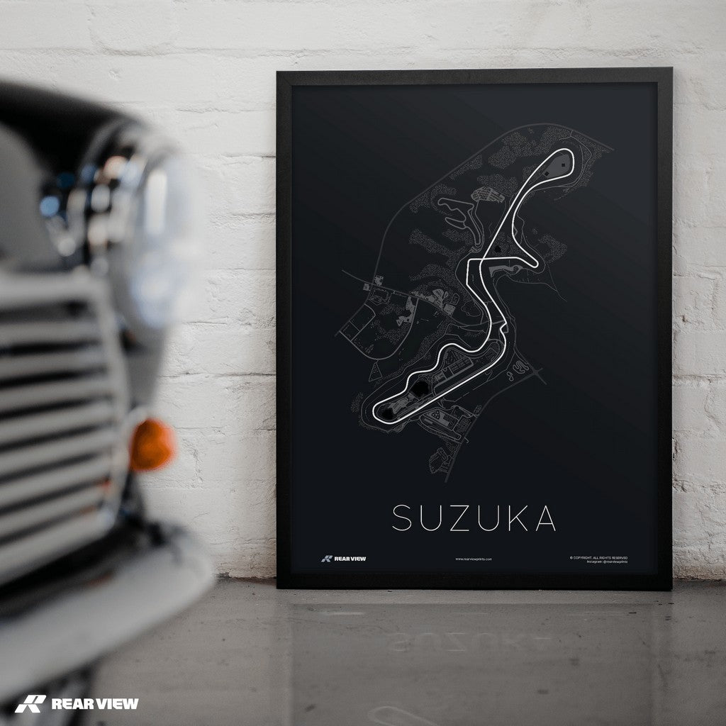 The Legendary 8 – Suzuka Track Art Print