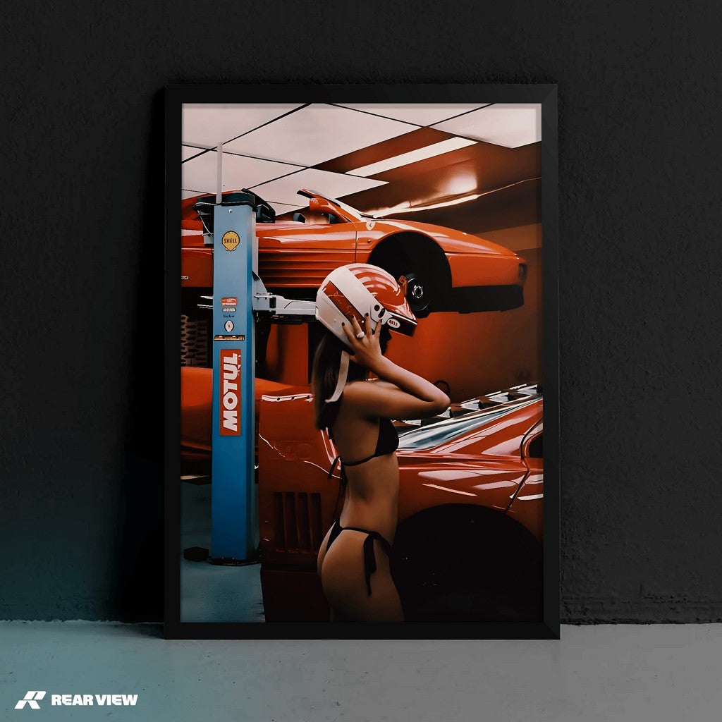 Pit Lane Heat - Supercar Art Print