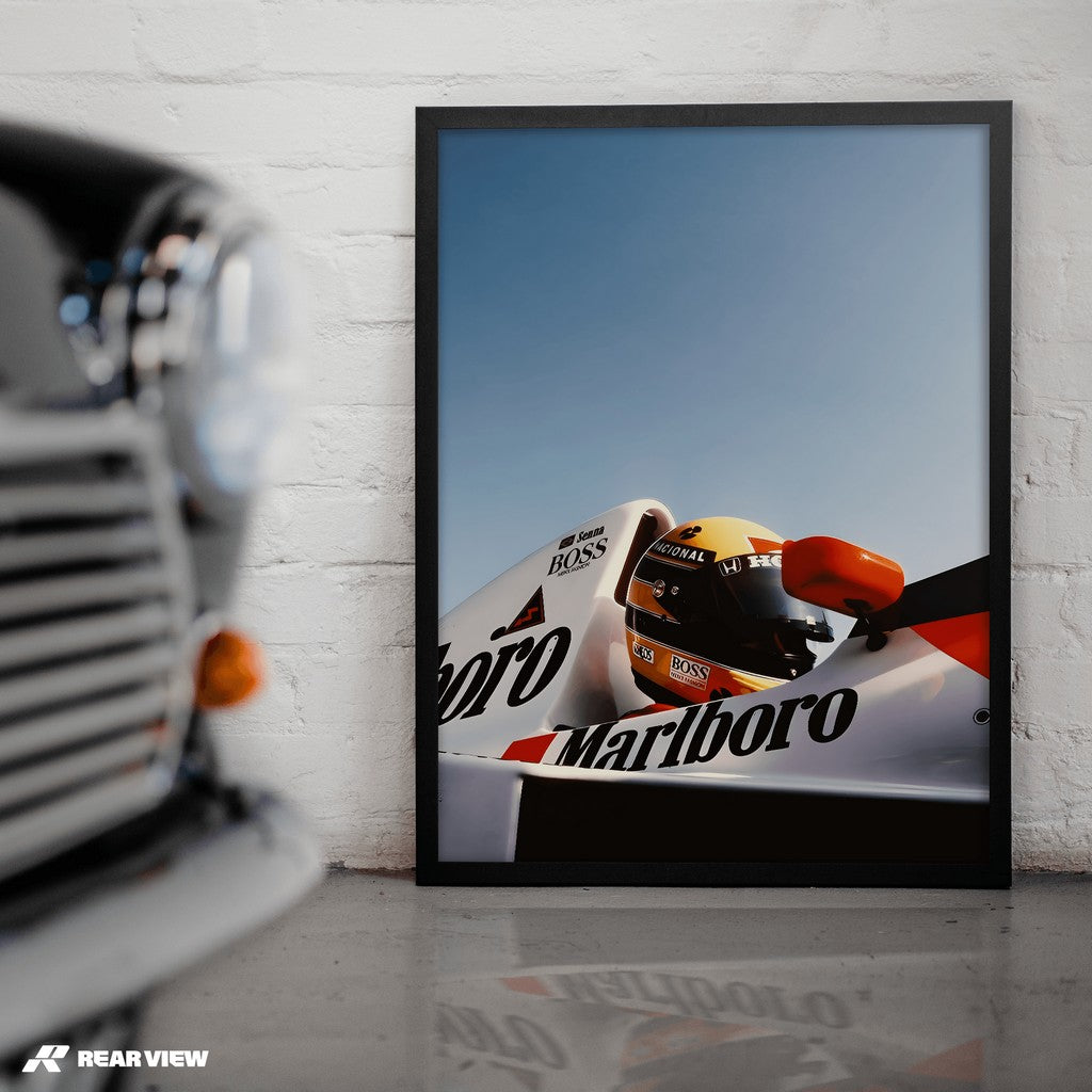 Racing Icon - Senna Art Print
