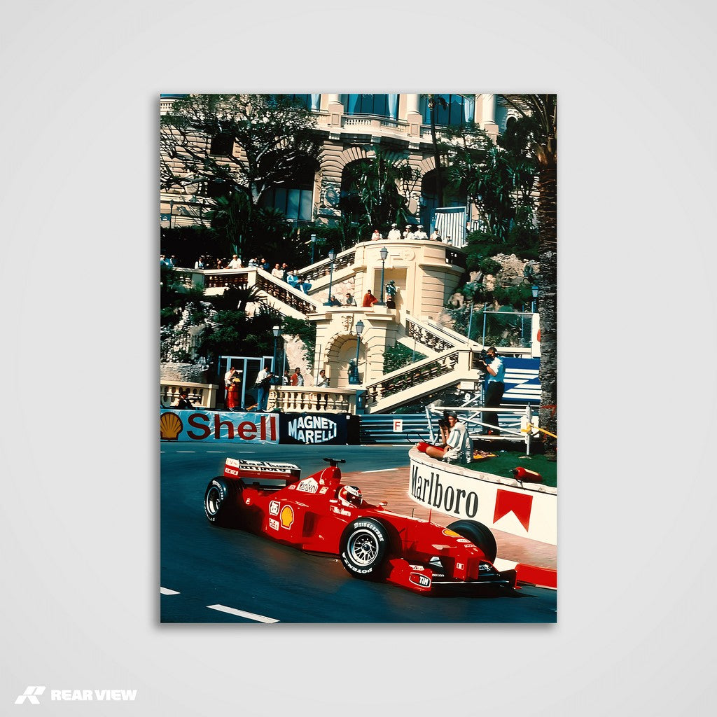 Monaco Red - GP Art Print
