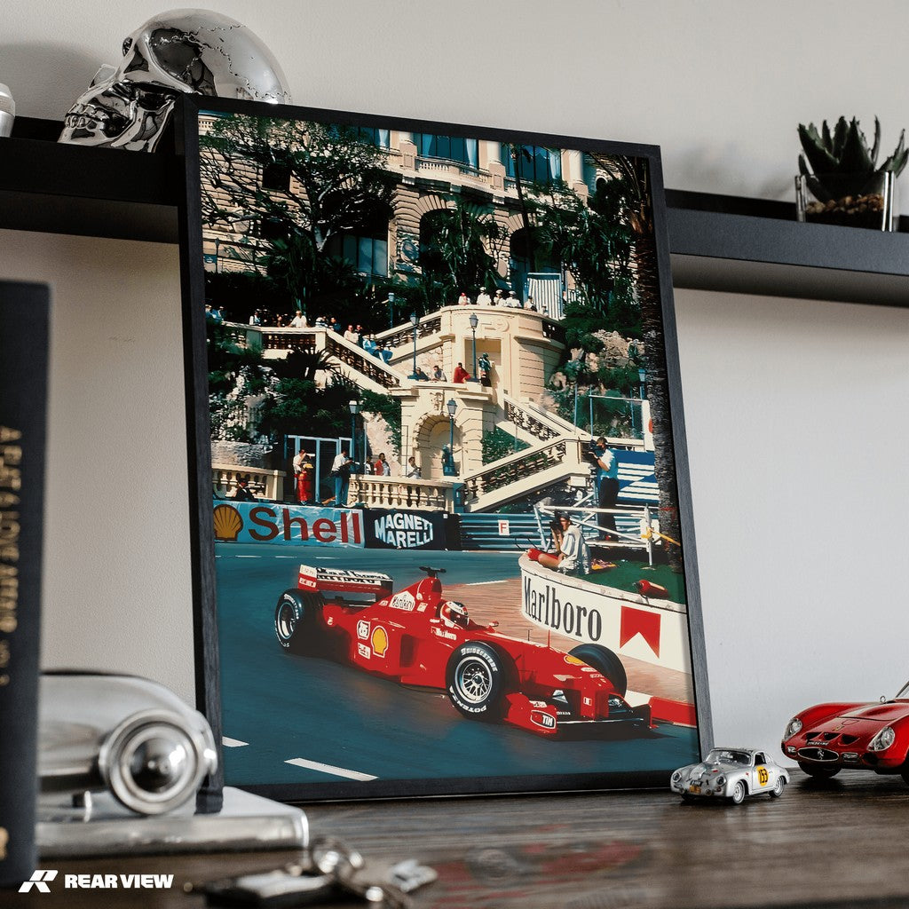 Monaco Red - GP Art Print