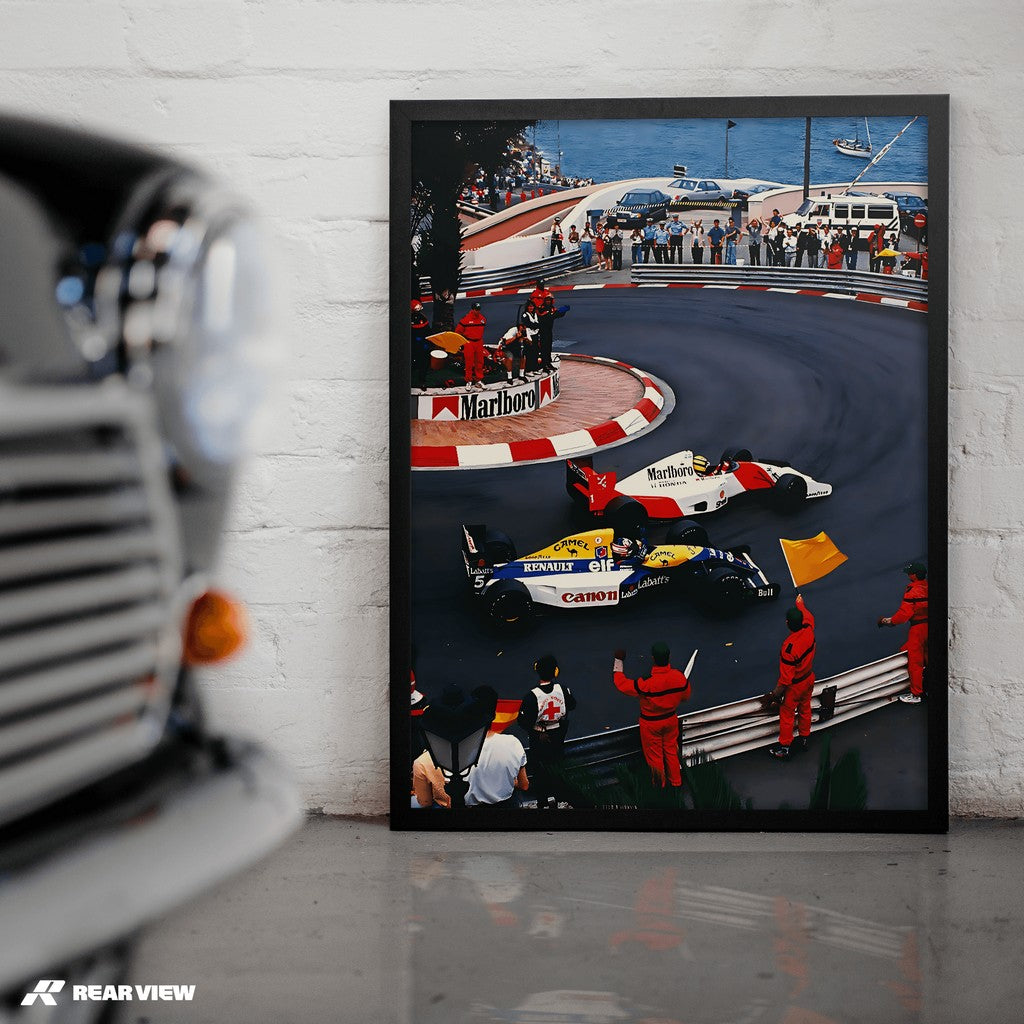 Monaco Duel - Racing Art Print