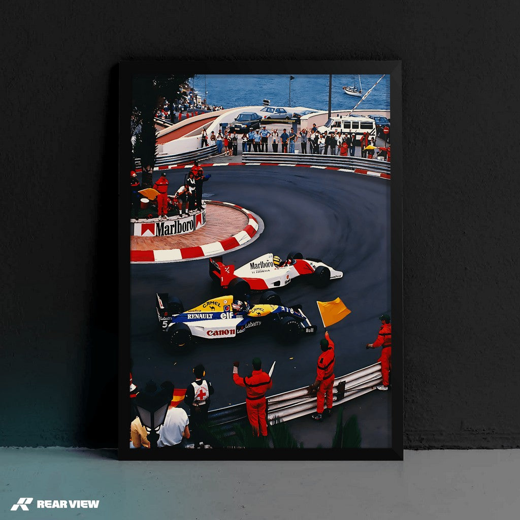Monaco Duel - Racing Art Print