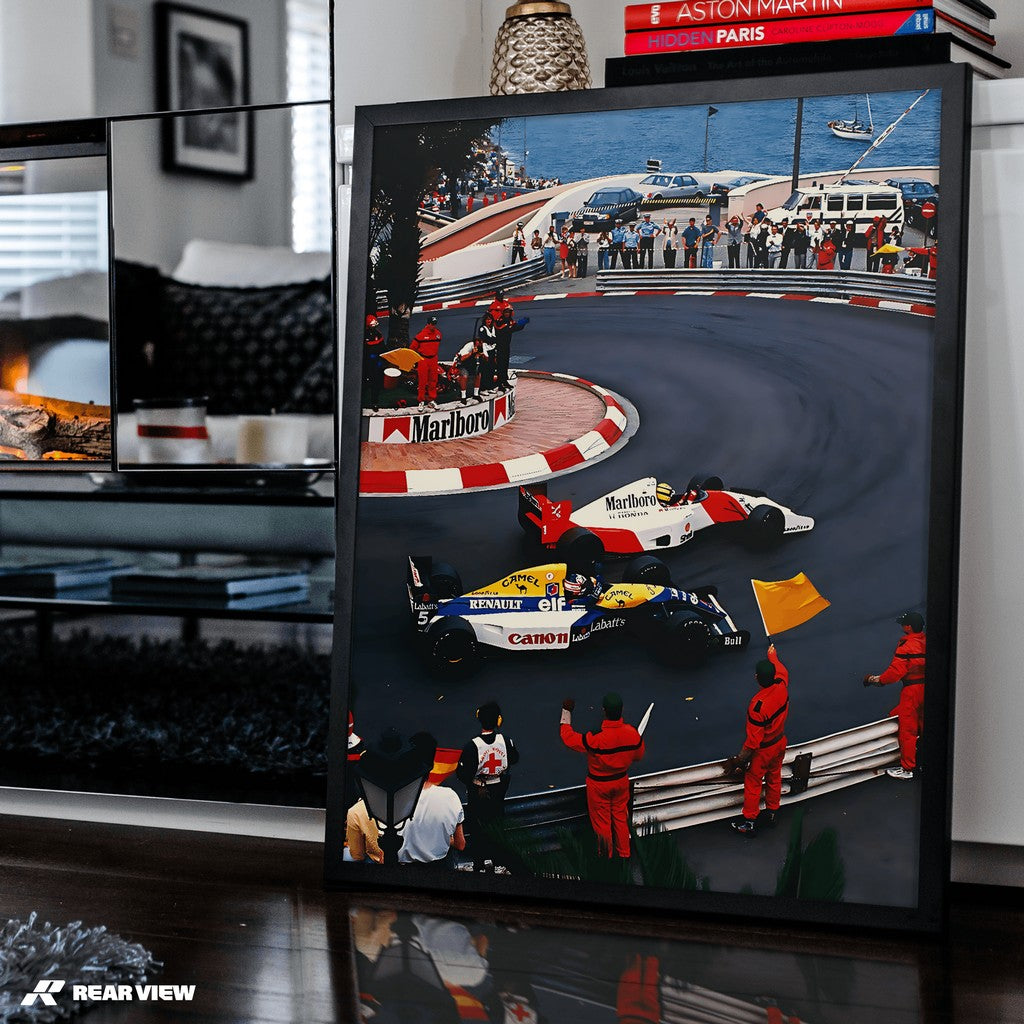 Monaco Duel - Racing Art Print