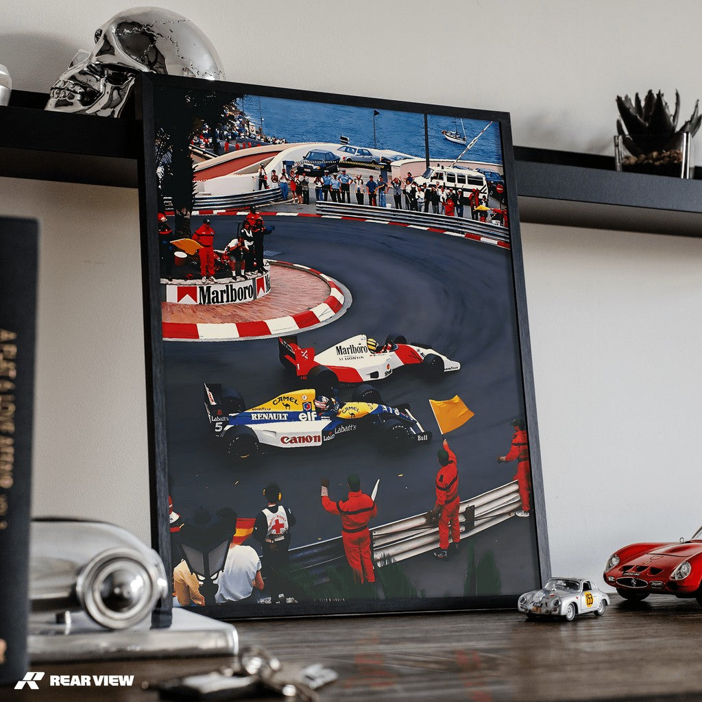 Monaco Duel - Racing Art Print