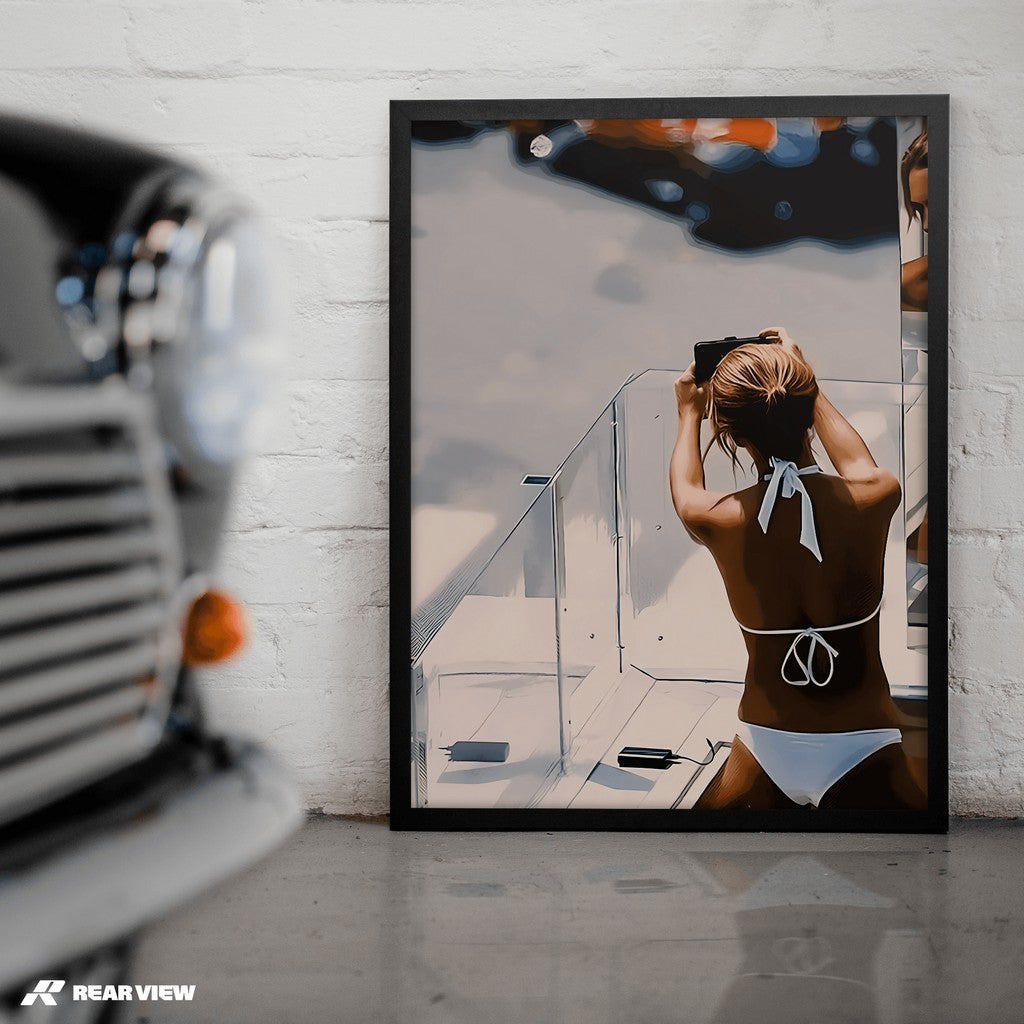 Sunlit Snapshot – Yacht Life Art Print