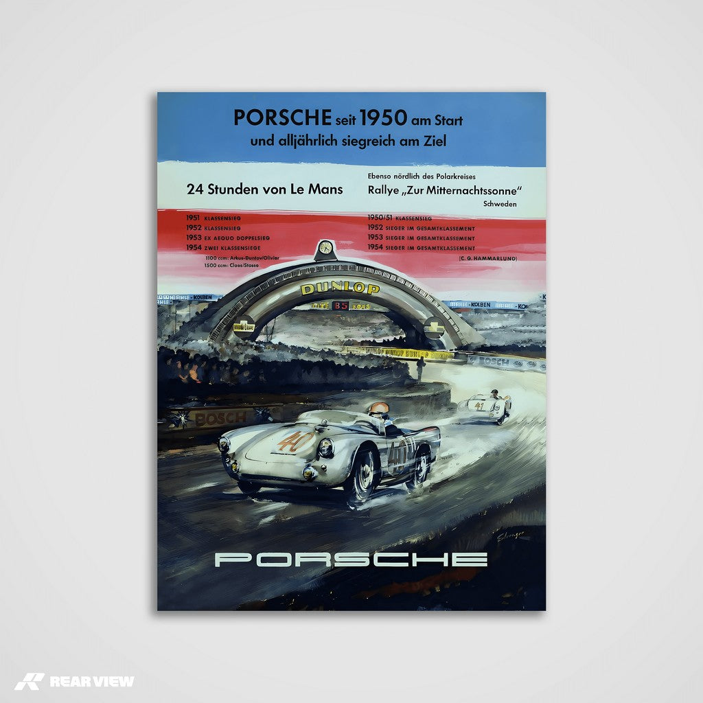 Silver Streaks - Le Mans Art Print