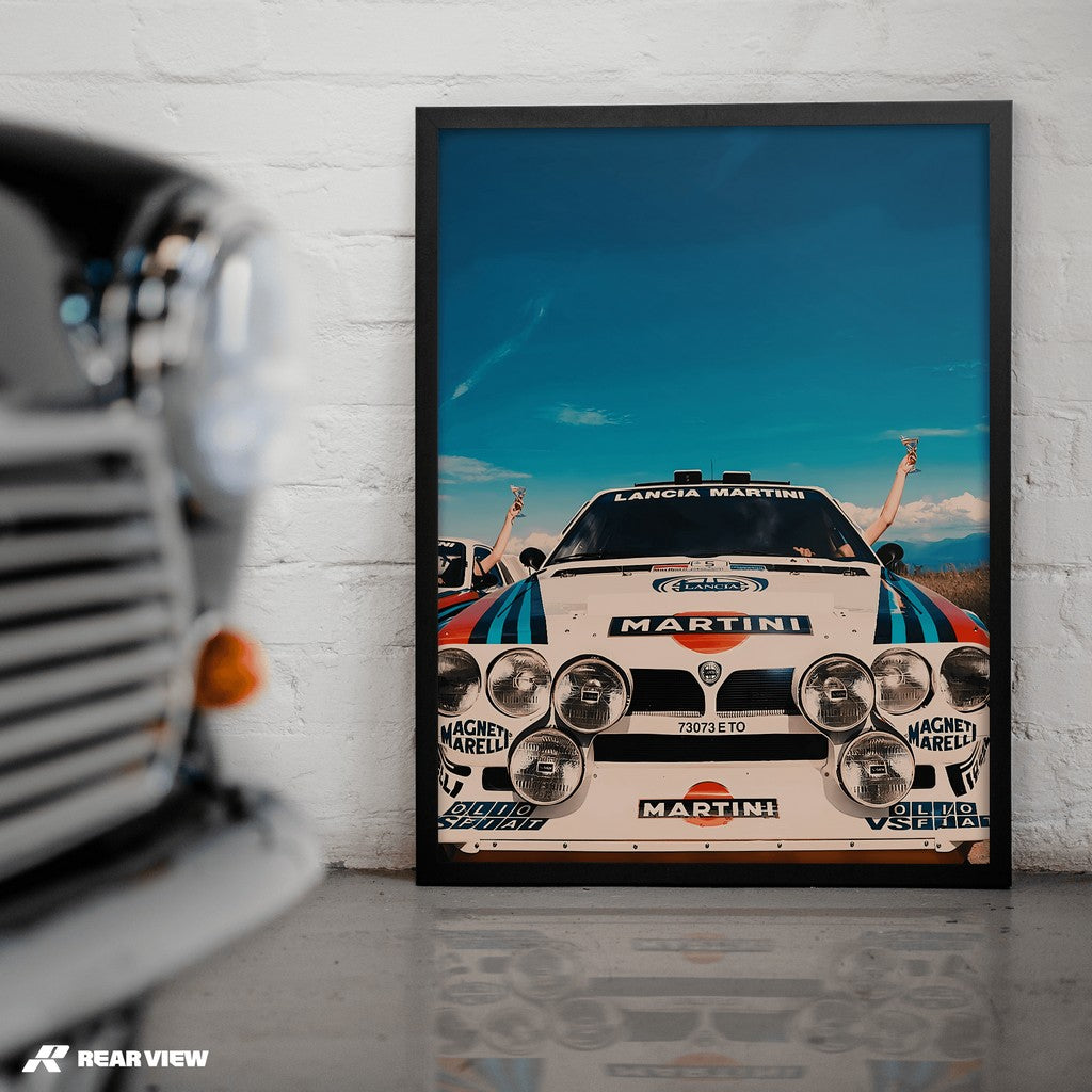 Cheers in Gear - Martini Legends Art Print