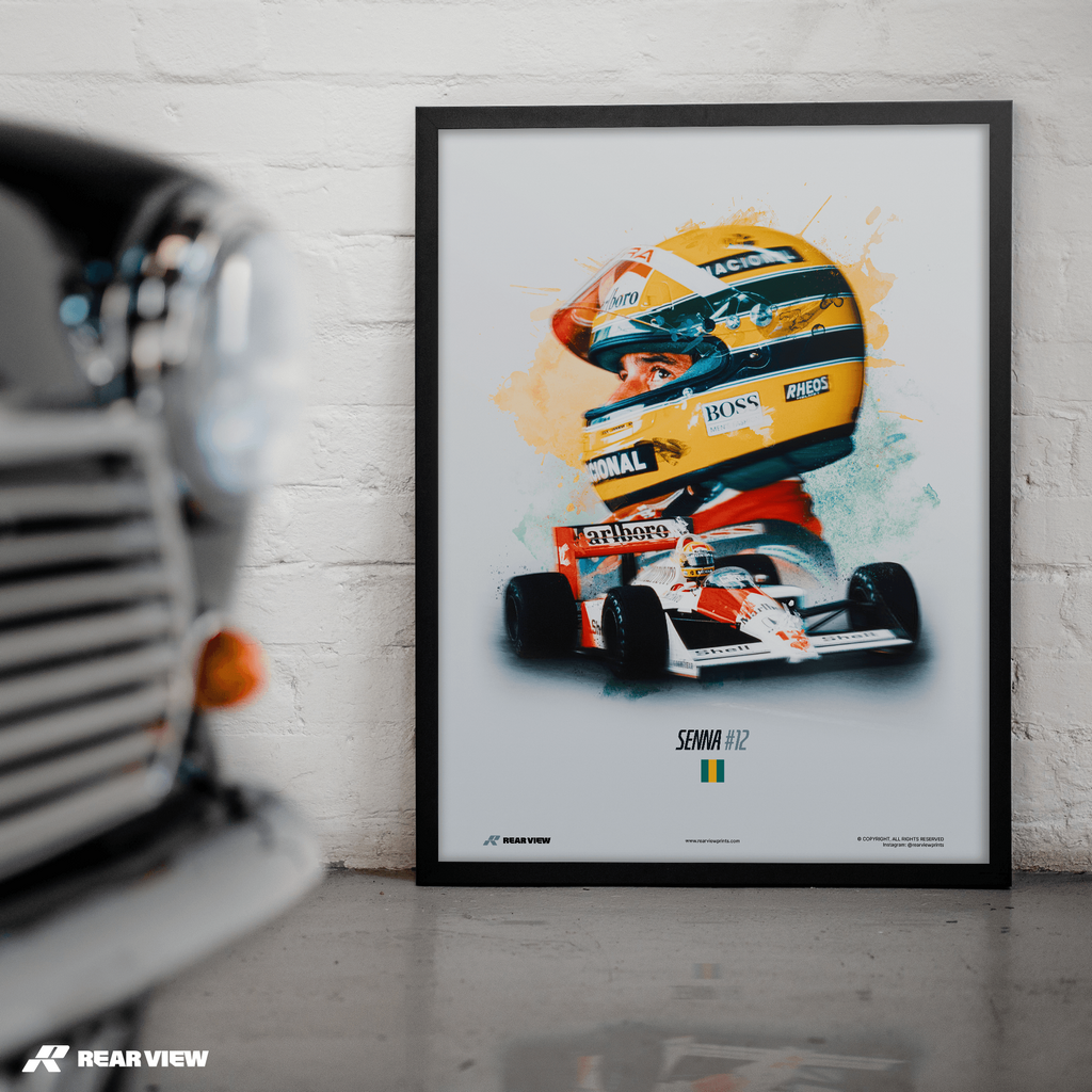 Speed Icon – Senna Art Print