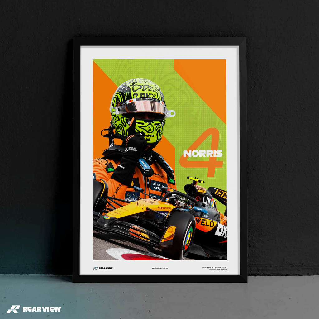 Electric Moves – No.4 Racer Art Print