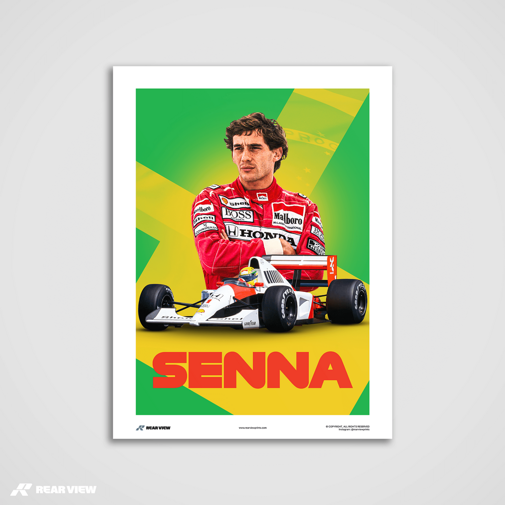 Legacy Speed – Brazil Icon Art Print